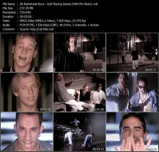 Backstreet Boys Quit Playing Games (With My Heart) Download Music